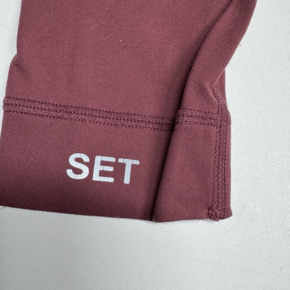 Set Active Mauve Athletic High Waist Leggings Women's Size S Sport body - Picture 8 of 9
